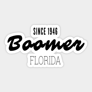 Boomer Florida Sticker